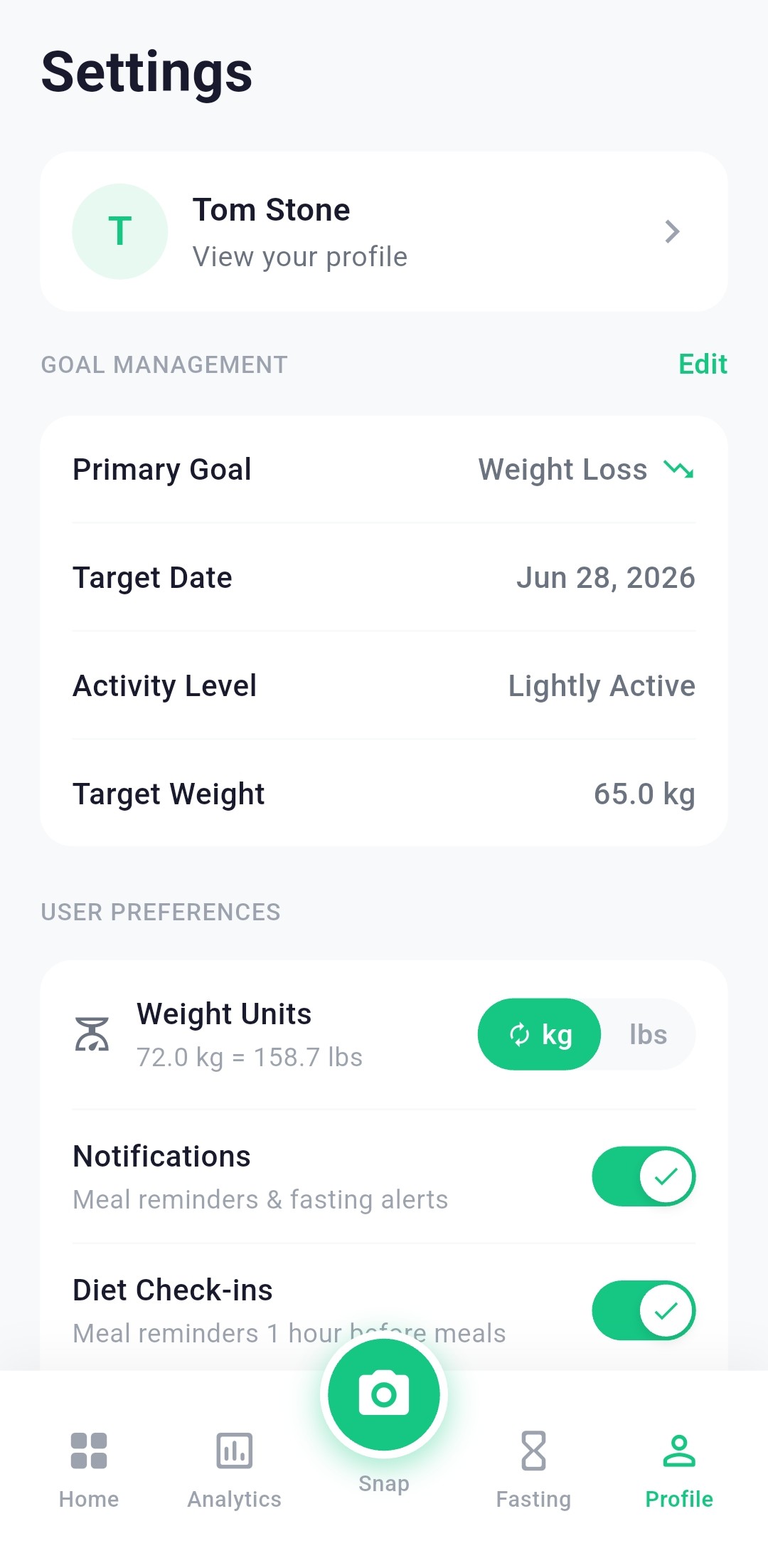 Profile Screen